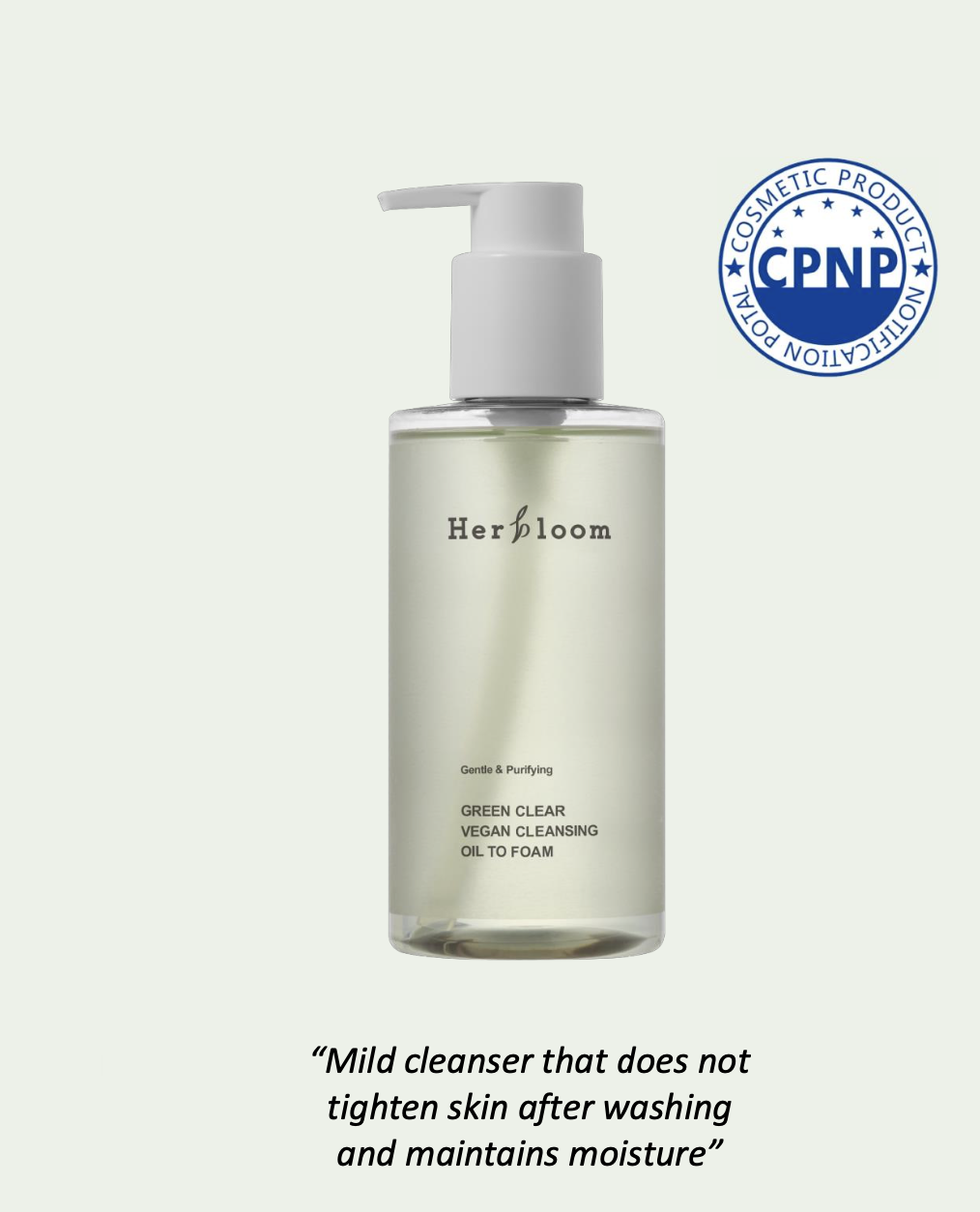 _Her bloom_ Green Clear Vegan Cleansing Oil to Foam_ skin care